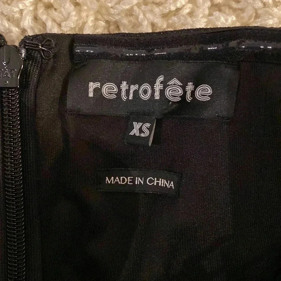 Retrofete metallic dress size XS - Picture 7 of 8